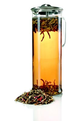 Camellia Cylindre Glass Tea Maker